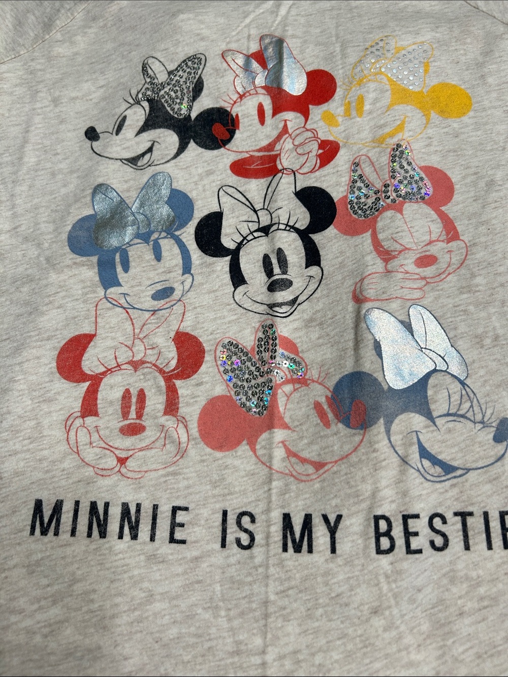 Gap Disney Minnie Mouse Girls Set -Oatmeal Heather- 14-16
